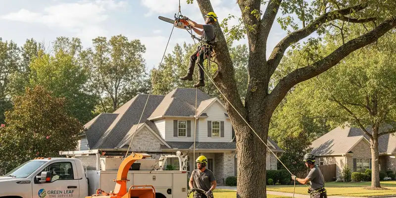 Boston, MA tree service team trimming and removing trees for safe, professional property care
