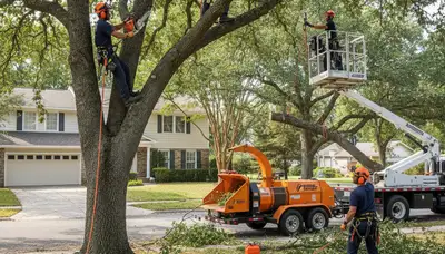 Boston, MA arborists trimming trees for safe, healthy tree care services